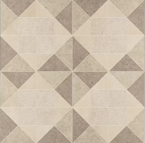 B-Stone Cube Mosaic Warm 30x30 Bathroom Tiles