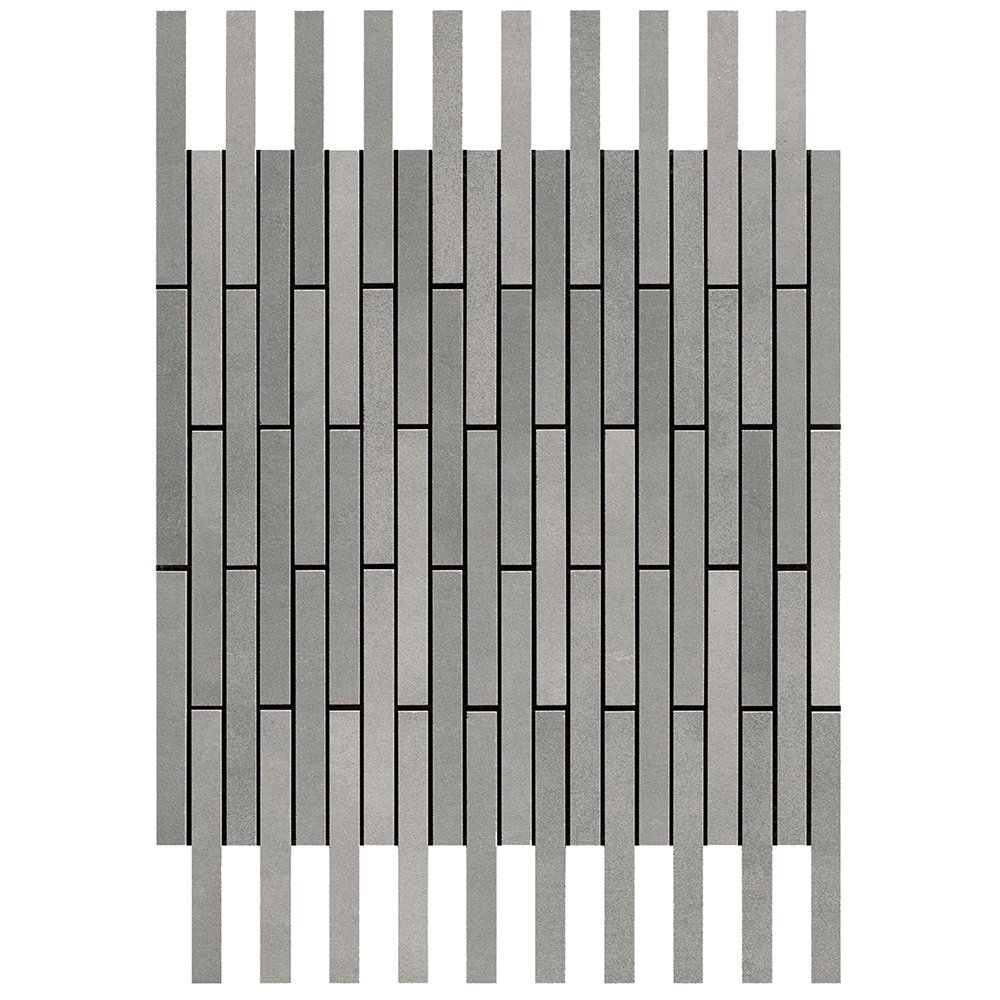 Blaze Alum Twin Mosaic 36.1x29.4 Bathroom Tiles